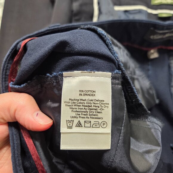 Eddie Bauer Woman's Navy Dark Blue Business Casual Office Workwear Dress Pants - Picture 15 of 15